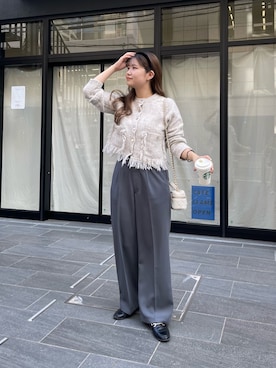 「アイテム（カチューシャ）」を使った、MIOさん（レディース・158cm・20代）の秋コーディネート