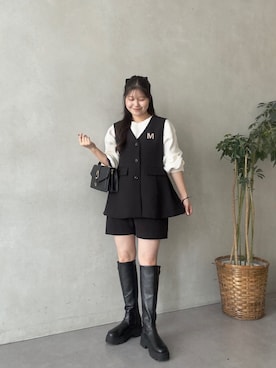 MIOさん（レディース・158cm）の秋コーディネート