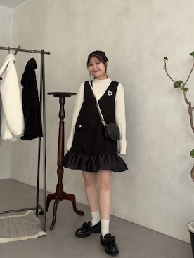 「prose verse（プロズヴェール）のアイテム」を使った、MIOさん（レディース・158cm）の秋コーディネート