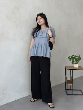 「prose verse（プロズヴェール）のアイテム」を使った、MIOさん（レディース・158cm）の夏コーディネート