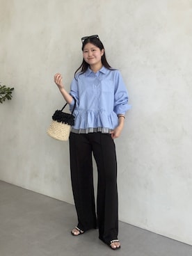 「prose verse（プロズヴェール）のアイテム」を使った、MIOさん（レディース・158cm）の冬コーディネート