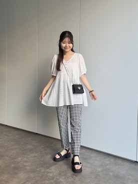 「prose verse（プロズヴェール）のアイテム」を使った、MIOさん（レディース・158cm）の夏コーディネート