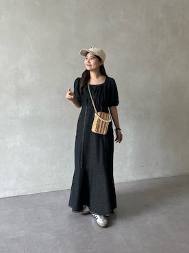 「アイテム（ワンピース/ドレス）」を使った、MIOさん（レディース・158cm・20代）の春コーディネート
