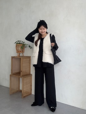「アイテム（オールインワン・サロペット）」を使った、MIOさん（レディース・158cm・20代）の夏コーディネート