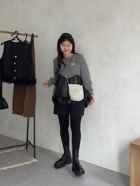 MIOさん(レディース・158cm)の冬コーディネート