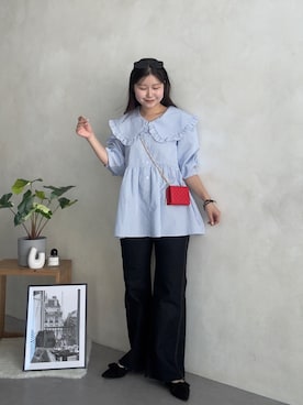 「prose verse（プロズヴェール）のアイテム」を使った、MIOさん（レディース・158cm）の冬コーディネート