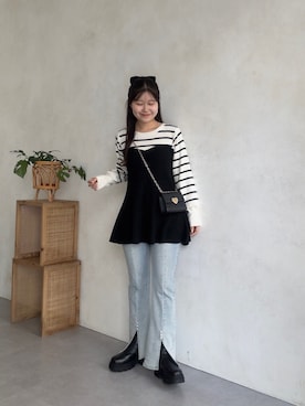 MIOさん（レディース・158cm）の秋コーディネート