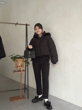 「アイテム（ダウンジャケット/コート）」を使った、MIOさん（レディース・158cm・20代）の秋コーディネート