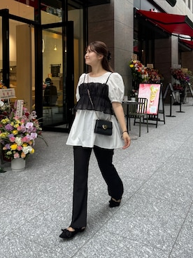 「prose verse（プロズヴェール）のアイテム」を使った、MIOさん（レディース・158cm）の夏コーディネート