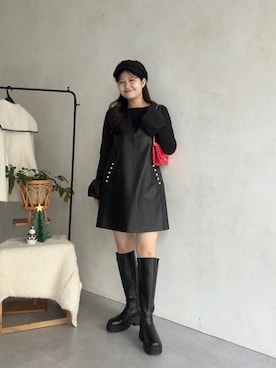 MIOさん（レディース・158cm）の冬コーディネート