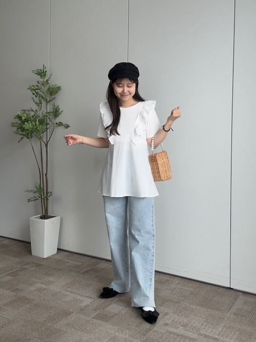prose verse フリルチュールドッキングペプラムTシャツ セール】フリルチュールドッキングペプラムTシャツ（Tシャツ