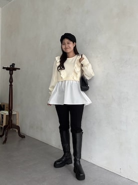 MIOさん（レディース・158cm）の秋コーディネート