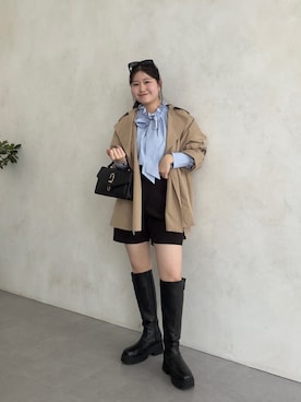 「prose verse（プロズヴェール）のアイテム」を使った、MIOさん（レディース・158cm）の冬コーディネート