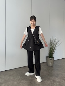 「prose verse（プロズヴェール）のアイテム」を使った、MIOさん（レディース・158cm）の夏コーディネート