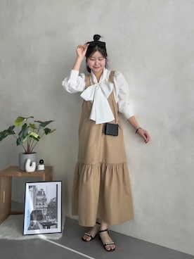 「prose verse（プロズヴェール）のアイテム」を使った、MIOさん（レディース・158cm）の冬コーディネート