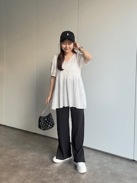 「prose verse（プロズヴェール）のアイテム」を使った、MIOさん（レディース・158cm）の夏コーディネート