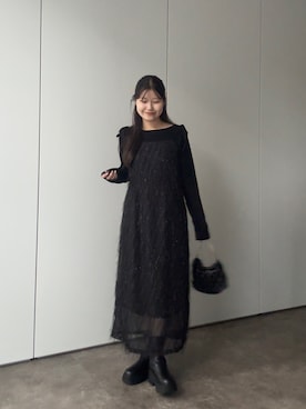 「アイテム（ブーツ）」を使った、MIOさん（レディース・158cm）の秋コーディネート