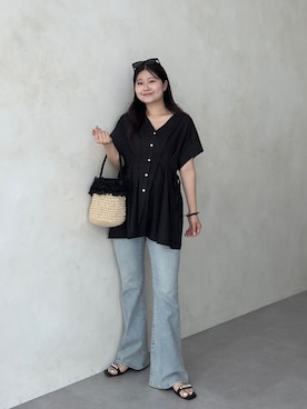 MIOさん（レディース・158cm）の夏コーディネート