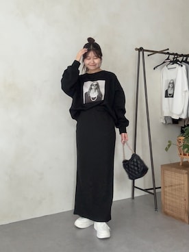 「アイテム（スカート）」を使った、MIOさん（レディース・158cm）の夏コーディネート