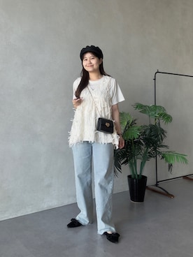 「prose verse（プロズヴェール）のアイテム」を使った、MIOさん（レディース・158cm）の夏コーディネート