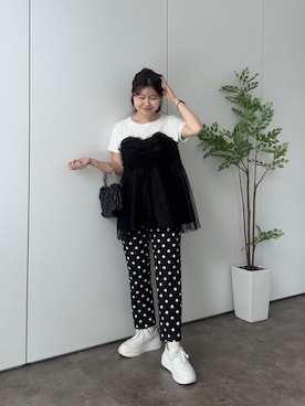 「prose verse（プロズヴェール）のアイテム」を使った、MIOさん（レディース・158cm）の夏コーディネート