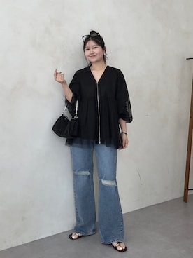 「prose verse（プロズヴェール）のアイテム」を使った、MIOさん（レディース・158cm）の春コーディネート