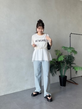 「prose verse（プロズヴェール）のアイテム」を使った、MIOさん（レディース・158cm）の夏コーディネート
