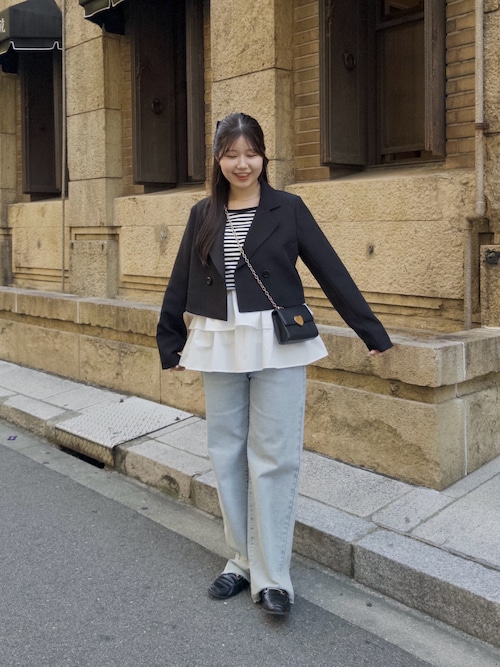 セール】ショート丈テーラードジャケット（テーラードジャケット