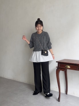 MIOさん（レディース・158cm）の秋コーディネート