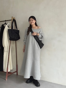 SAPON】撥水リボンナイロンショルダーバッグを使った人気ファッション