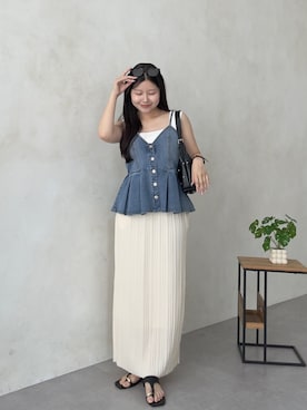 MIOさん(レディース・158cm)の夏コーディネート
