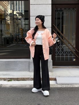 「prose verse（プロズヴェール）のアイテム（Tシャツ/カットソー）」を使った、MIOさん（レディース・158cm）の秋コーディネート