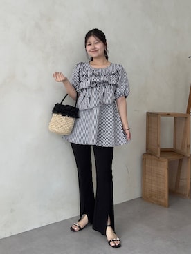 「prose verse（プロズヴェール）のアイテム」を使った、MIOさん（レディース・158cm）の春コーディネート