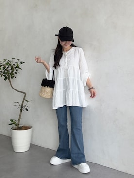 MIOさん（レディース・158cm）の春コーディネート