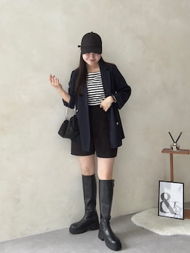 MIOさん（レディース・158cm）の春コーディネート