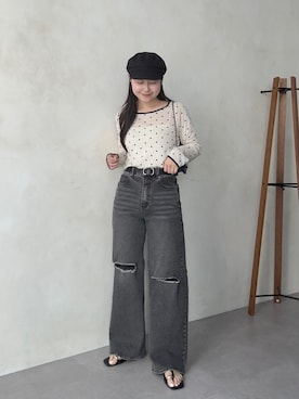 「prose verse（プロズヴェール）のアイテム」を使った、MIOさん（レディース・158cm）の春コーディネート