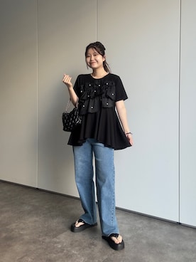 「prose verse（プロズヴェール）のアイテム」を使った、MIOさん（レディース・158cm）の夏コーディネート