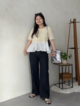 「prose verse（プロズヴェール）のアイテム」を使った、MIOさん（レディース・158cm）の夏コーディネート