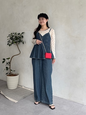 「prose verse（プロズヴェール）のアイテム」を使った、MIOさん（レディース・158cm）の春コーディネート