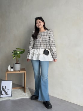 MIOさん（レディース・158cm）の冬コーディネート