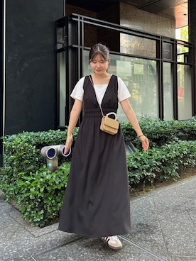 「prose verse（プロズヴェール）のアイテム（ワンピース/ドレス）」を使った、MIOさん（レディース・158cm）の夏コーディネート