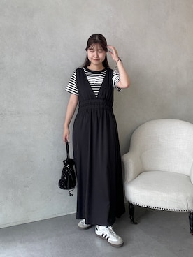 「prose verse（プロズヴェール）のアイテム（ワンピース/ドレス）」を使った、MIOさん（レディース・158cm）の夏コーディネート