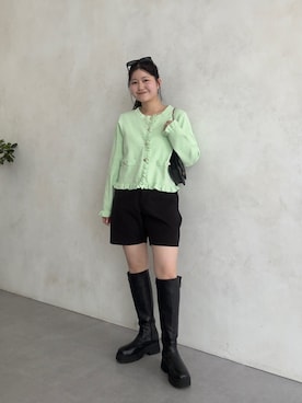 「prose verse（プロズヴェール）のアイテム」を使った、MIOさん（レディース・158cm）の冬コーディネート