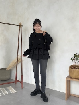 MIOさん（レディース・158cm）の秋コーディネート