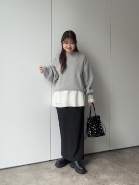 MIOさん（レディース・158cm）の冬コーディネート