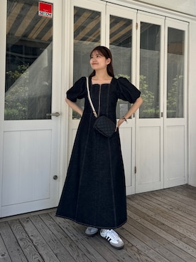 「prose verse（プロズヴェール）のアイテム（ワンピース/ドレス）」を使った、MIOさん（レディース・158cm）の夏コーディネート