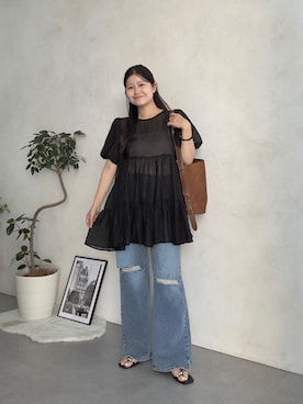 MIOさん(レディース・158cm)の夏コーディネート
