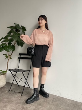 MIOさん（レディース・158cm）の冬コーディネート