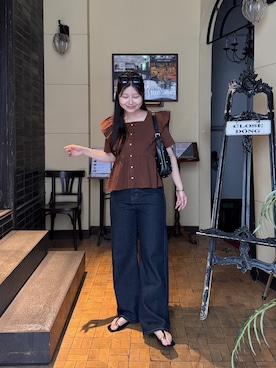 「prose verse（プロズヴェール）のアイテム」を使った、MIOさん（レディース・158cm）の夏コーディネート