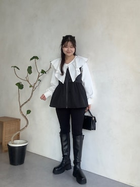 MIOさん（レディース・158cm）の秋コーディネート